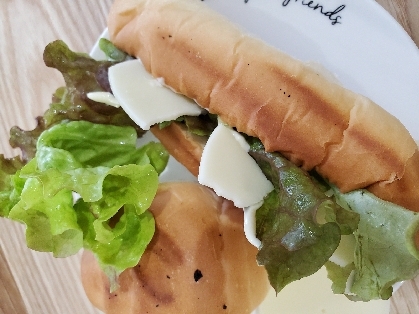 具沢山ᕷ*ハムとチーズのクロワッサンサンドꕤ୭*