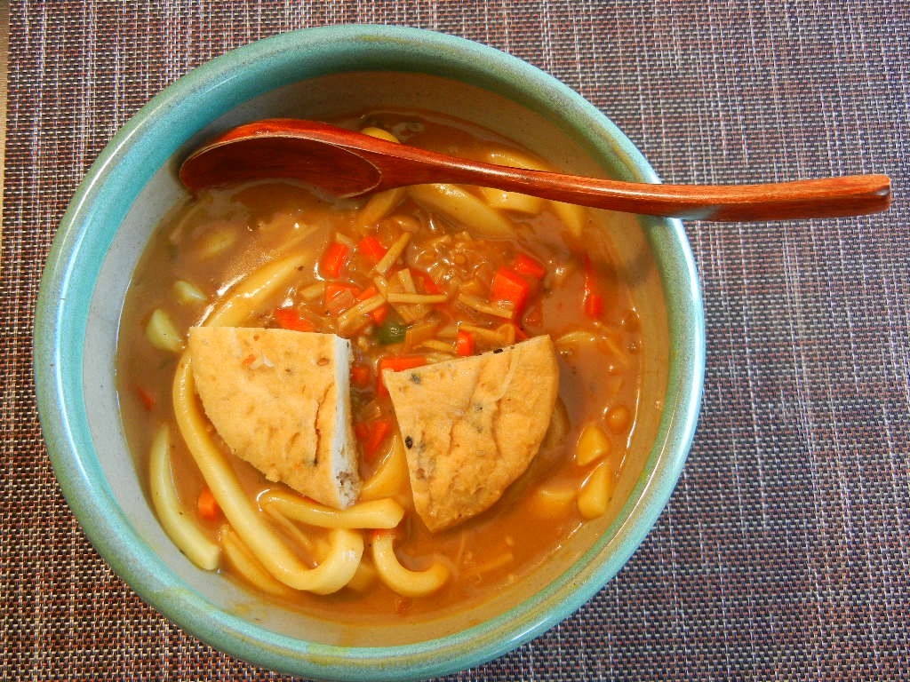 がんもカレーうどん