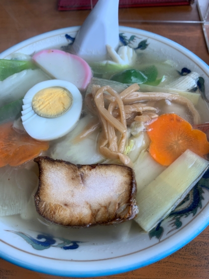 余った八宝菜で堅焼きそば