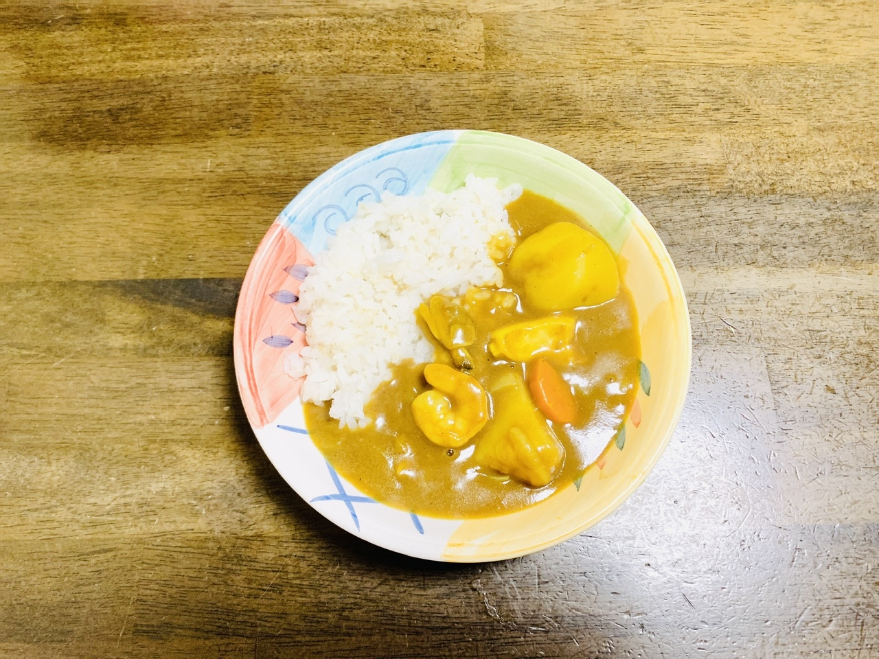 シーフードミックスレシピ　シーフードカレー