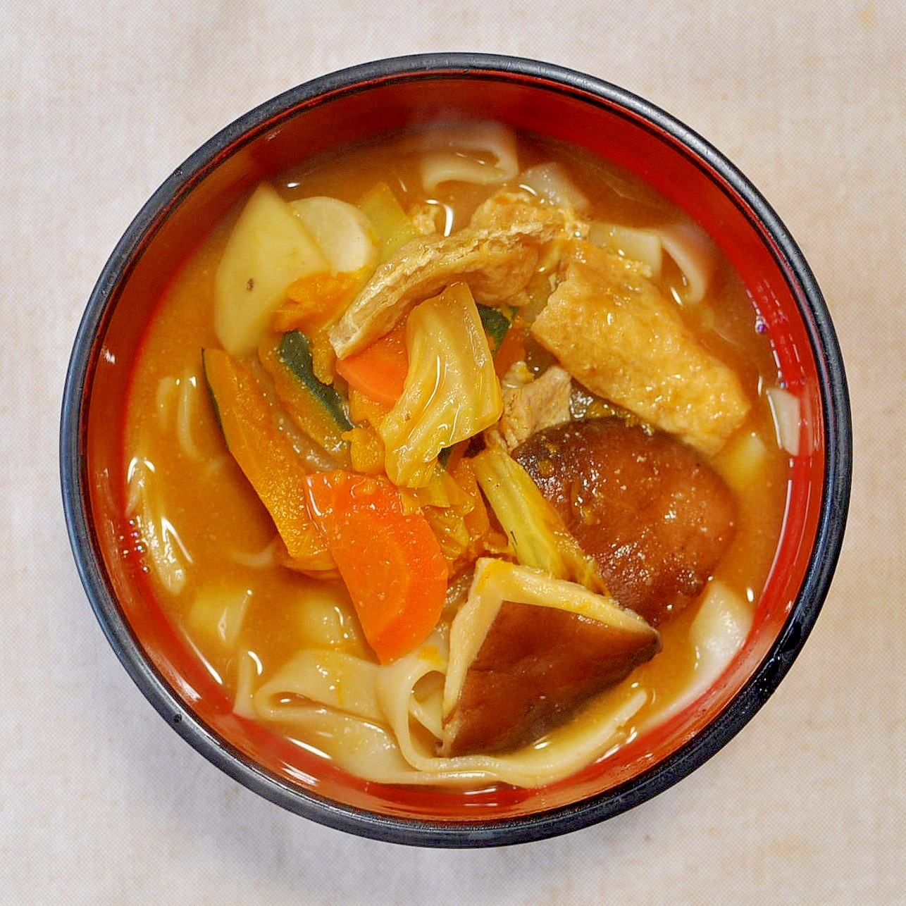 ほうとう風味噌煮込みうどん