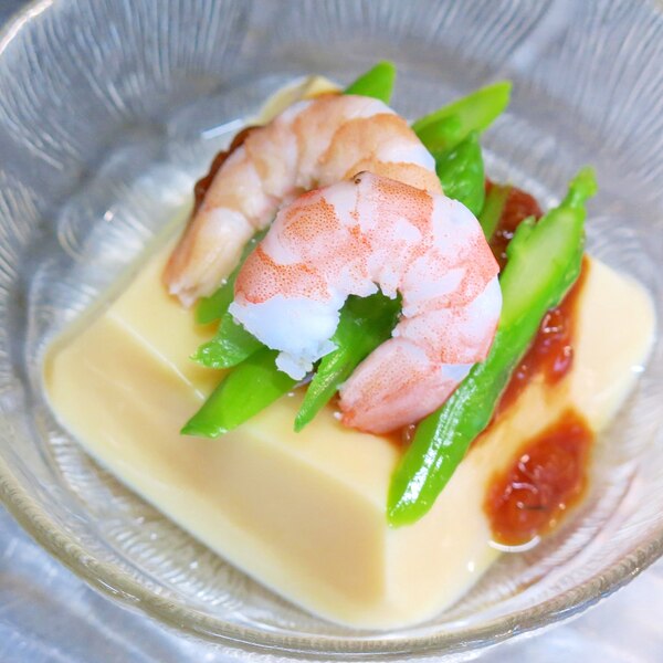 海老とアスパラの卵豆腐 310 レシピ 作り方 By あばし 楽天レシピ 海老とアスパラの卵豆腐 310 レシピ 作り方 By あばし 楽天レシピ