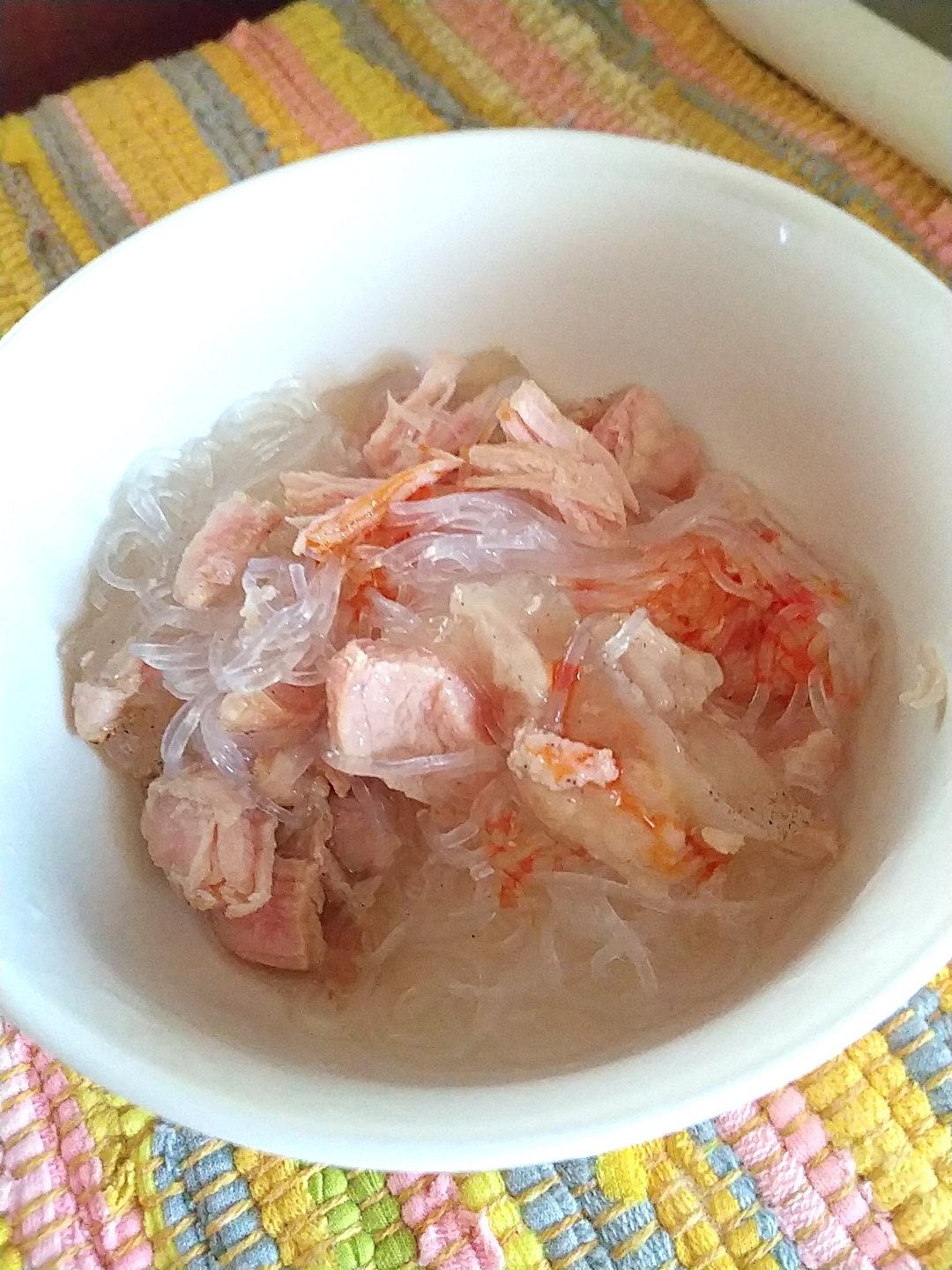 缶詰めレシピ！焼き鳥の春雨和え