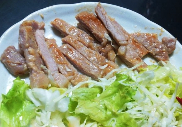 豚肉のみそ漬け焼き