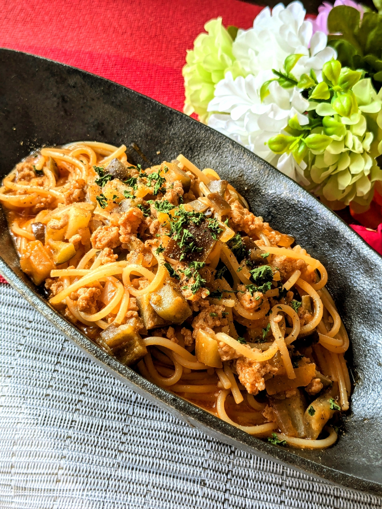 トマト系パスタ