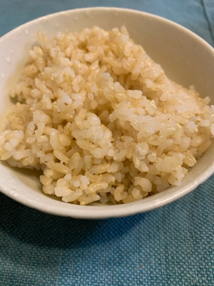 自家製発芽玄米の玄米ご飯