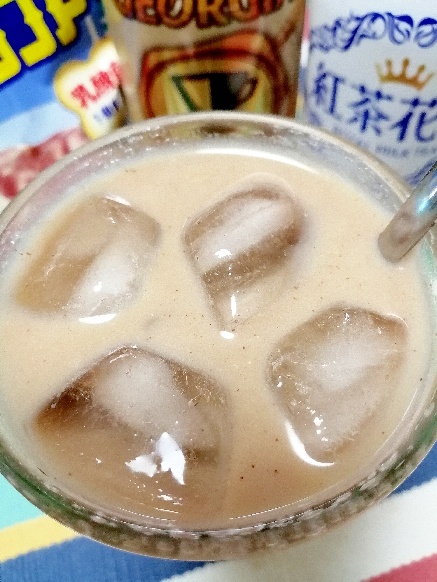 アイス☆ショコラミルクティーカフェラテ♪