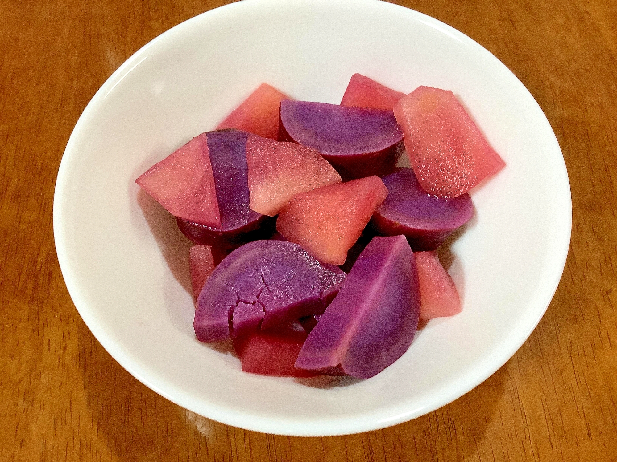 紫芋とりんごの砂糖煮