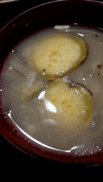 さつまいもと白菜のお味噌汁