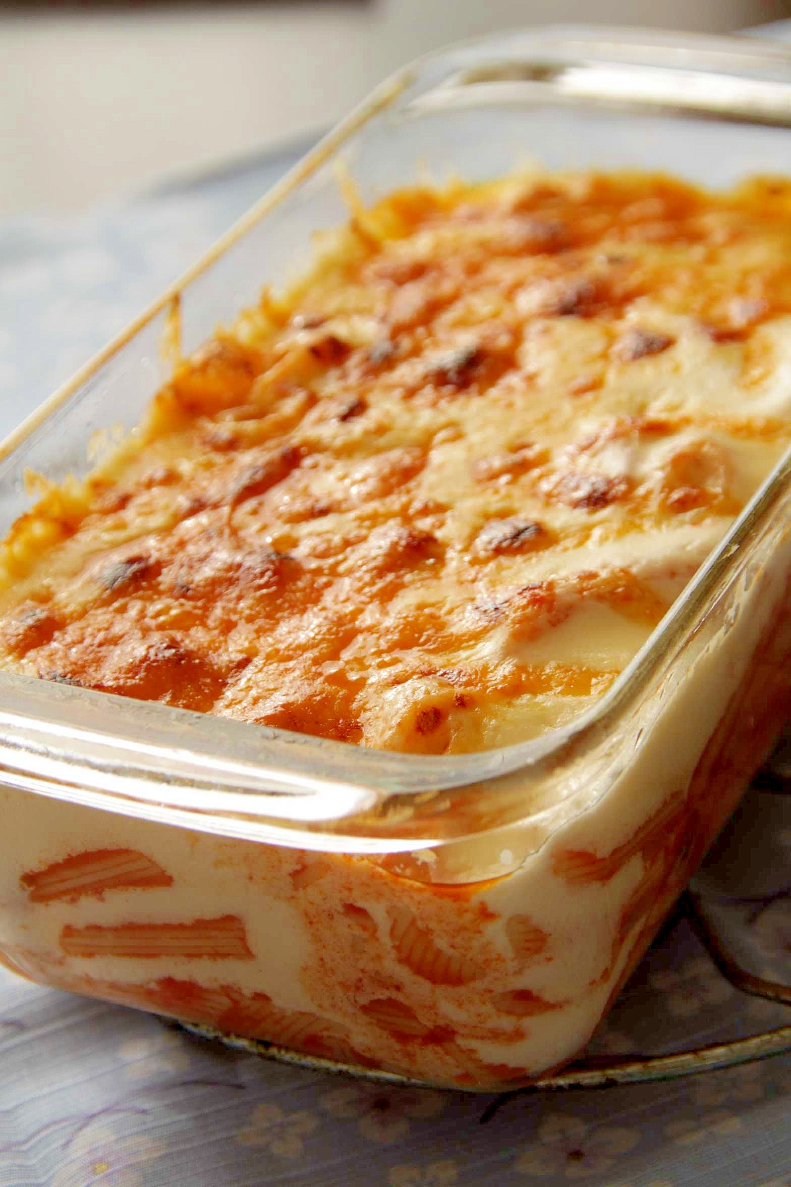 寒い季節には『ペンネアラビアータ・グラタン』