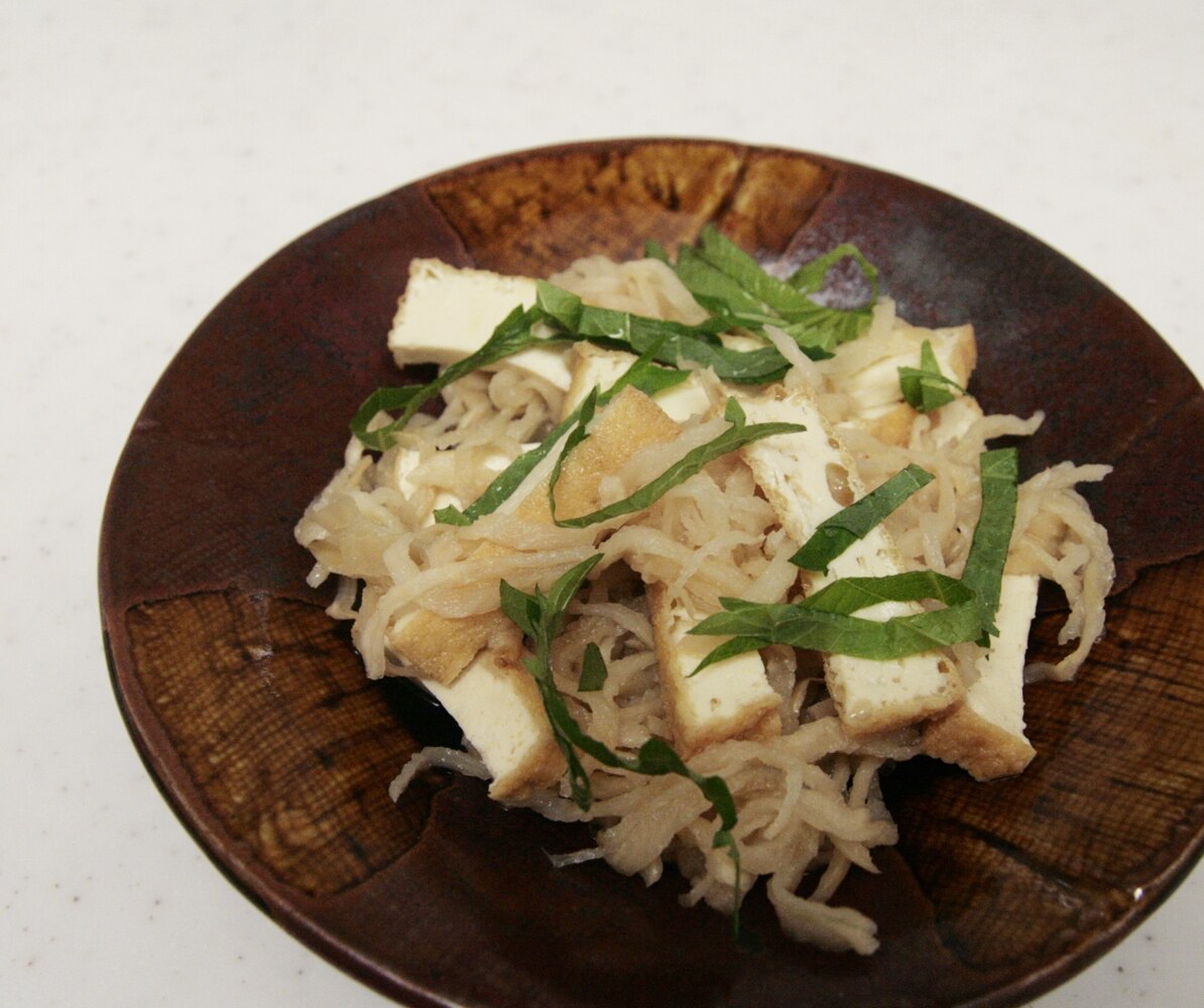 切り干し大根と厚揚げのさっぱり煮 レシピ 作り方 By A S A P 楽天レシピ