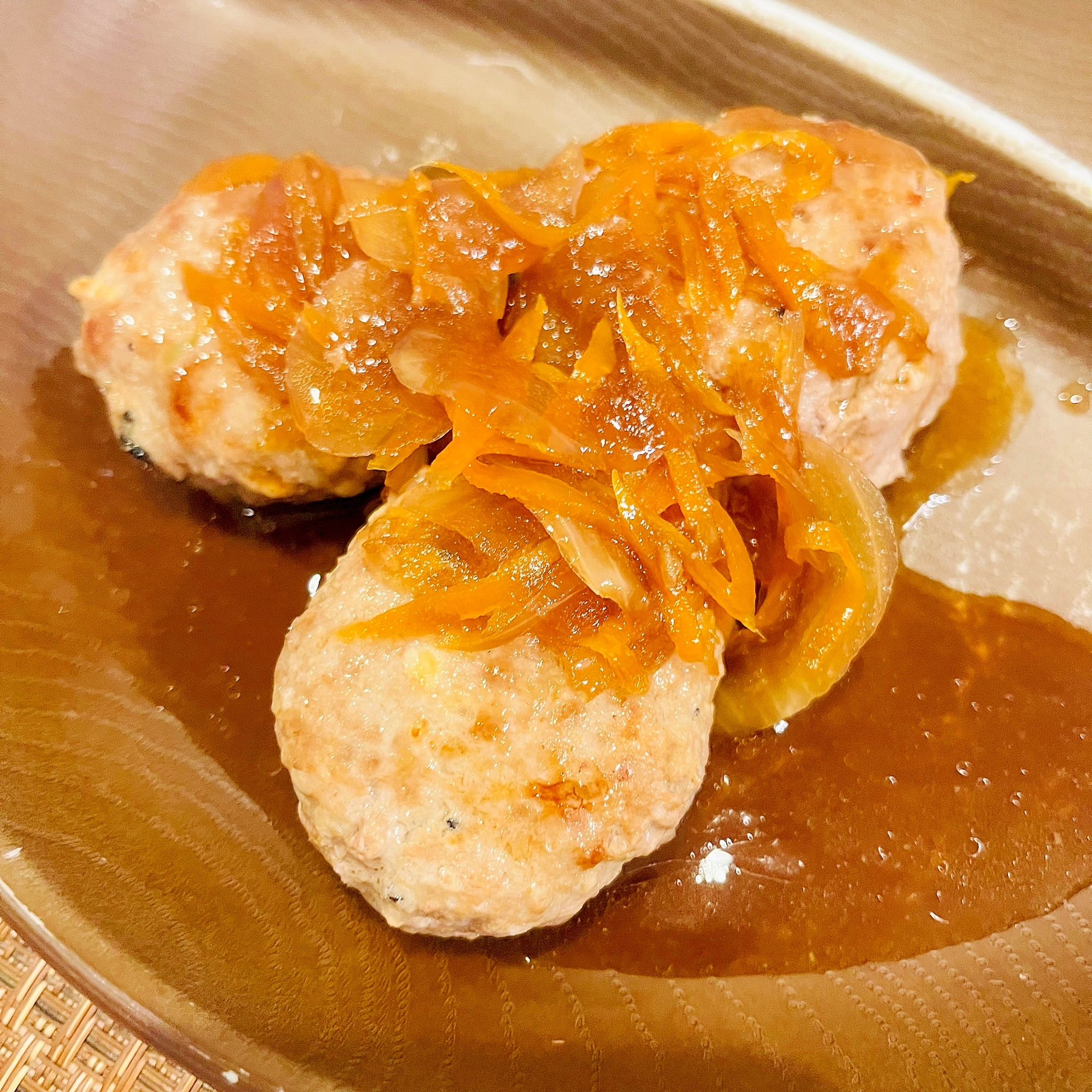 ★ひき肉★ひじき豆腐入り和風ハンバーグ