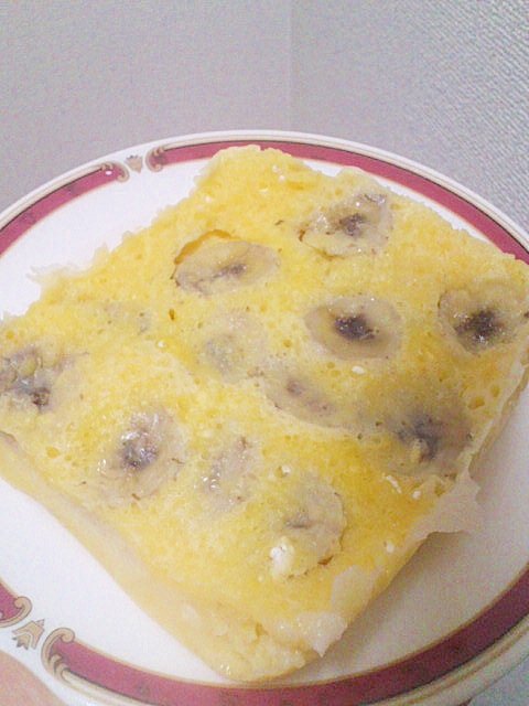 スピード20分 レンジdeバナナスポンジケーキ レシピ 作り方 By M And M 楽天レシピ