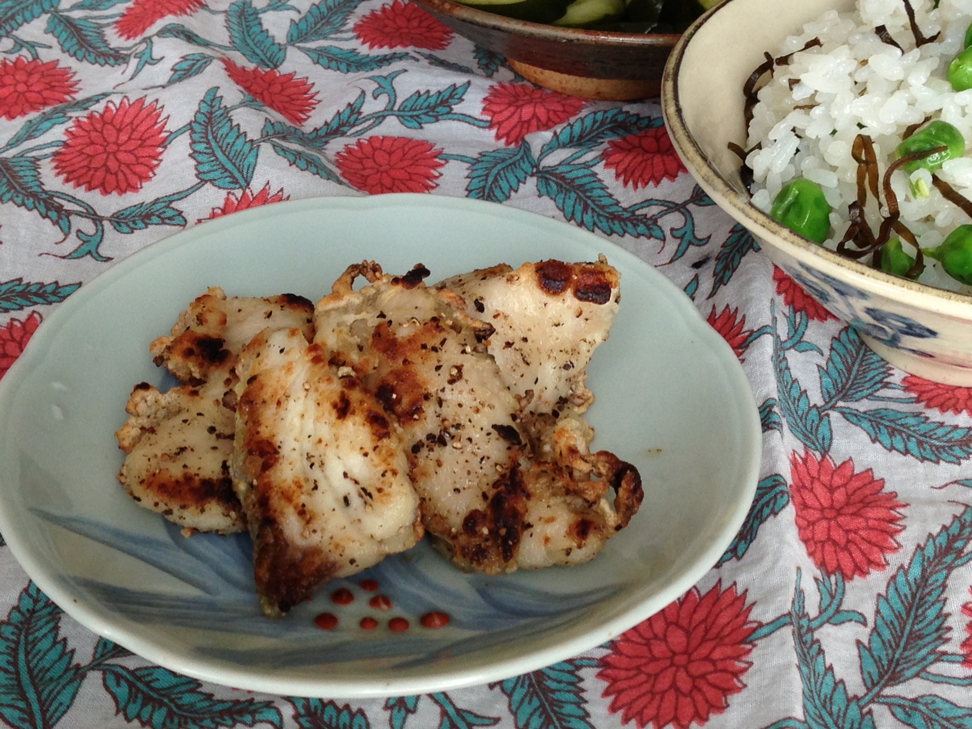 余った刺身で絶品焼き魚。