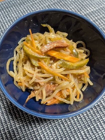 電子レンジで作る春雨サラダ