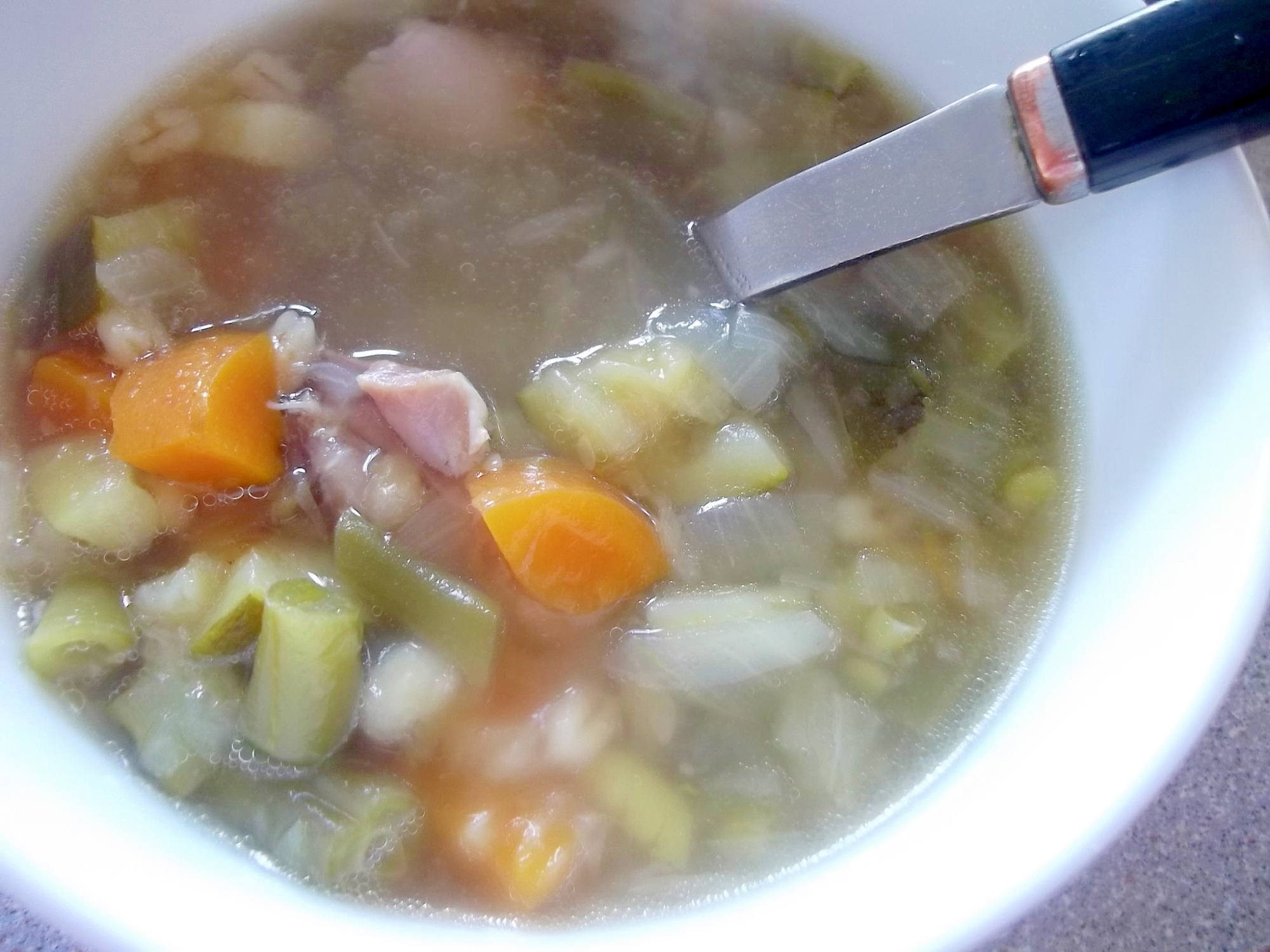 圧力鍋におまかせ☆チキン野菜スープ