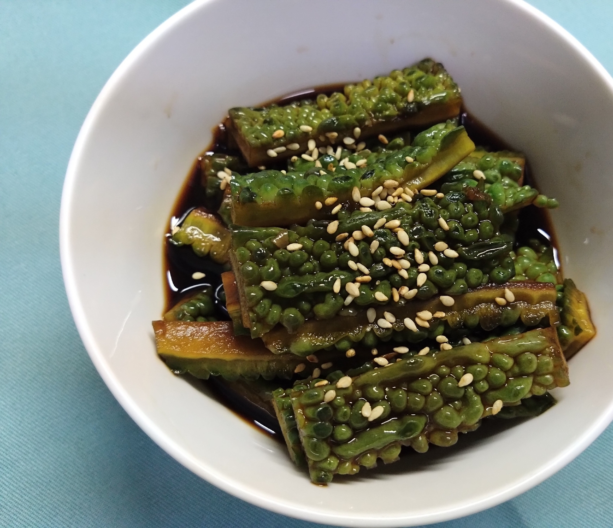 ゴーヤの醤油漬