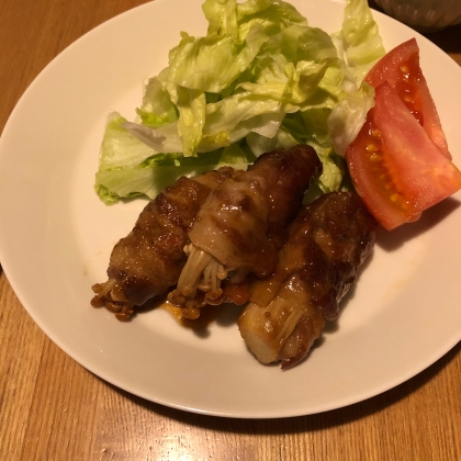 美味しーい！えのきに味がよく絡んで好きな味でした。