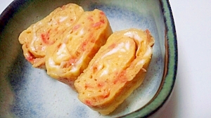 桜海老とチーズの卵焼き