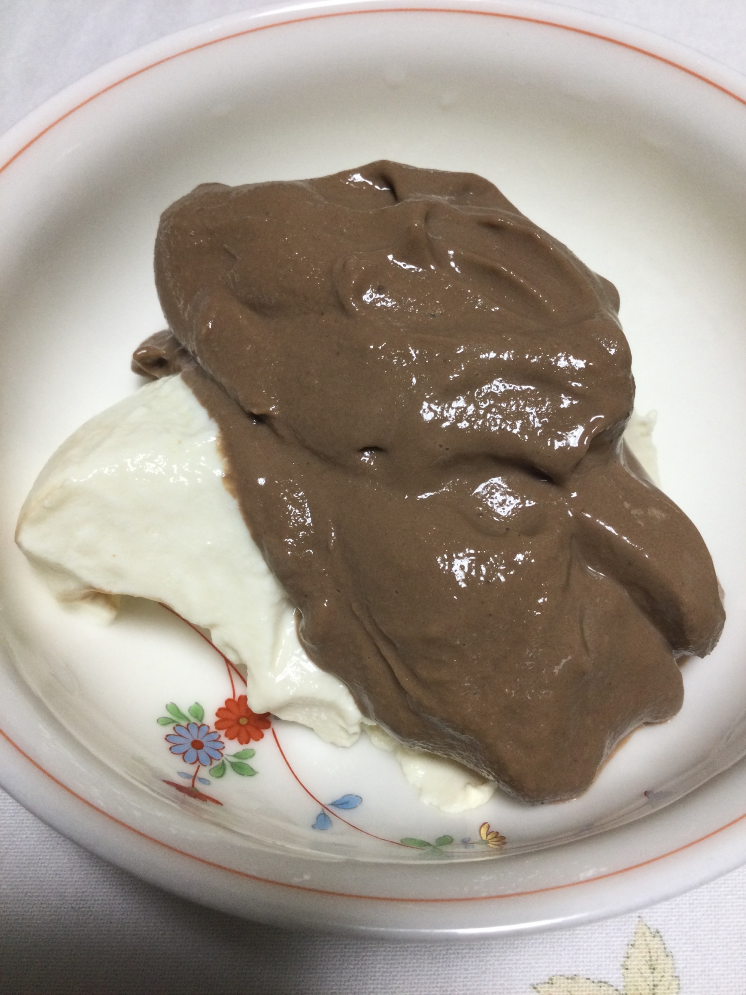 豆乳ヨーグルトと大豆のチョコレートクリーム