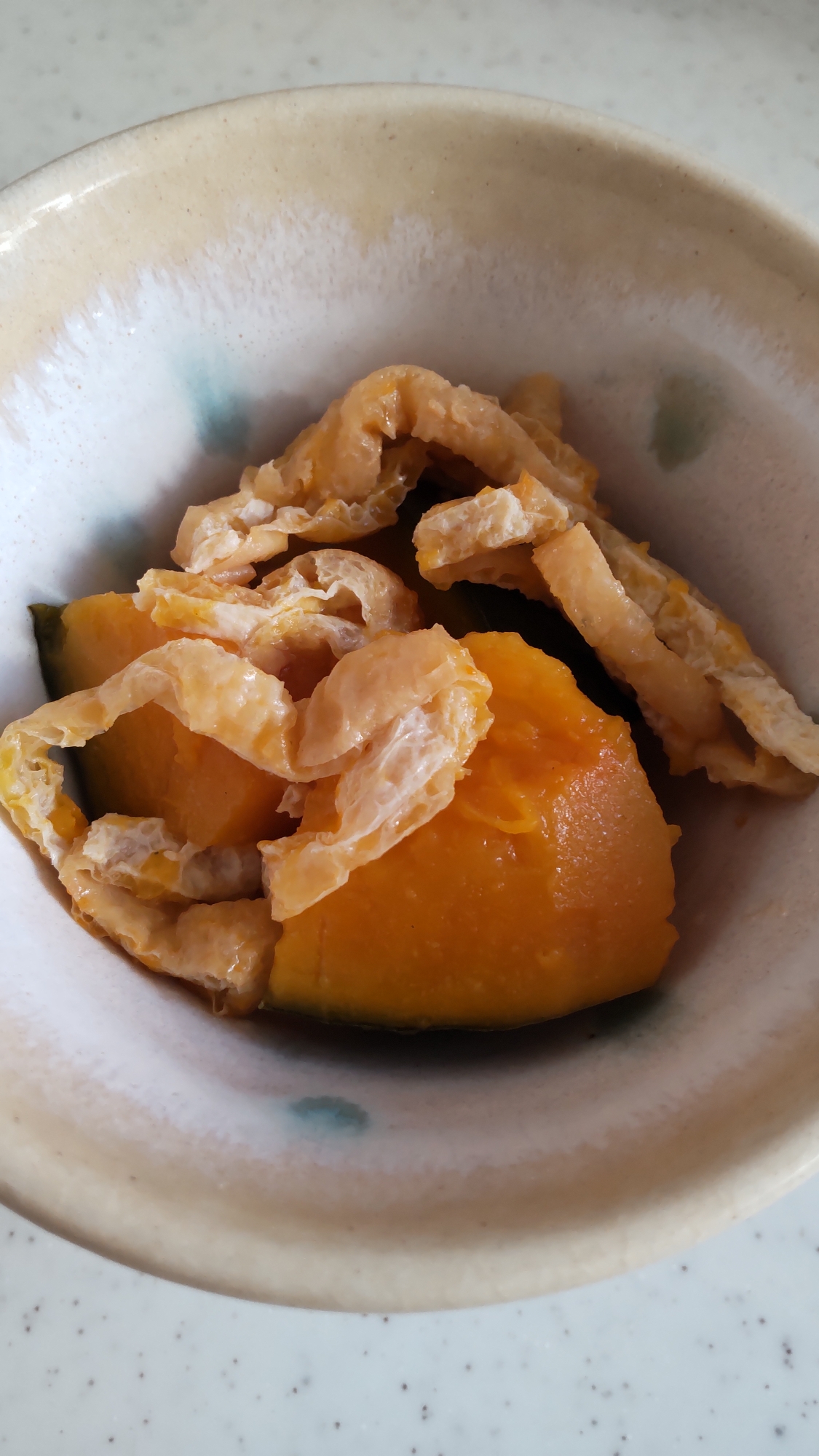 かぼちゃと油揚げの煮物☆