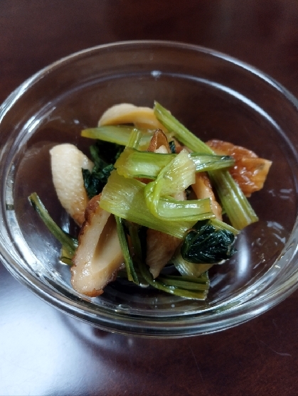 小松菜とちくわのサッと煮