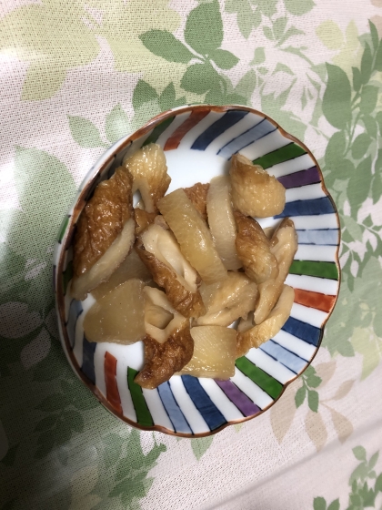 簡単副菜　大根とちくわの炒め煮