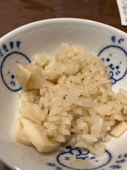 筍のみで作りましたが、美味しかったです(^ ^)