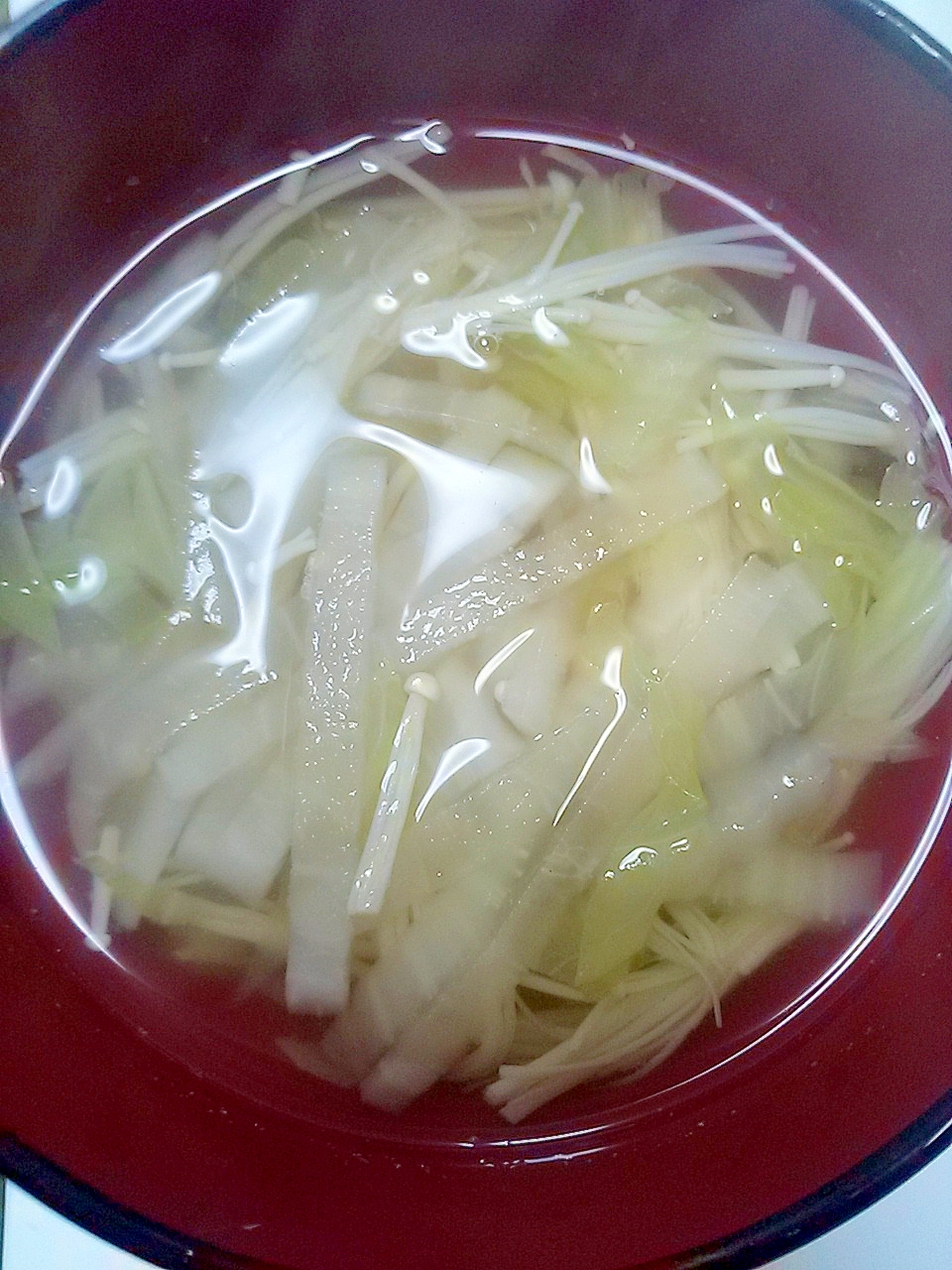 白菜☆大根☆えのきスープ