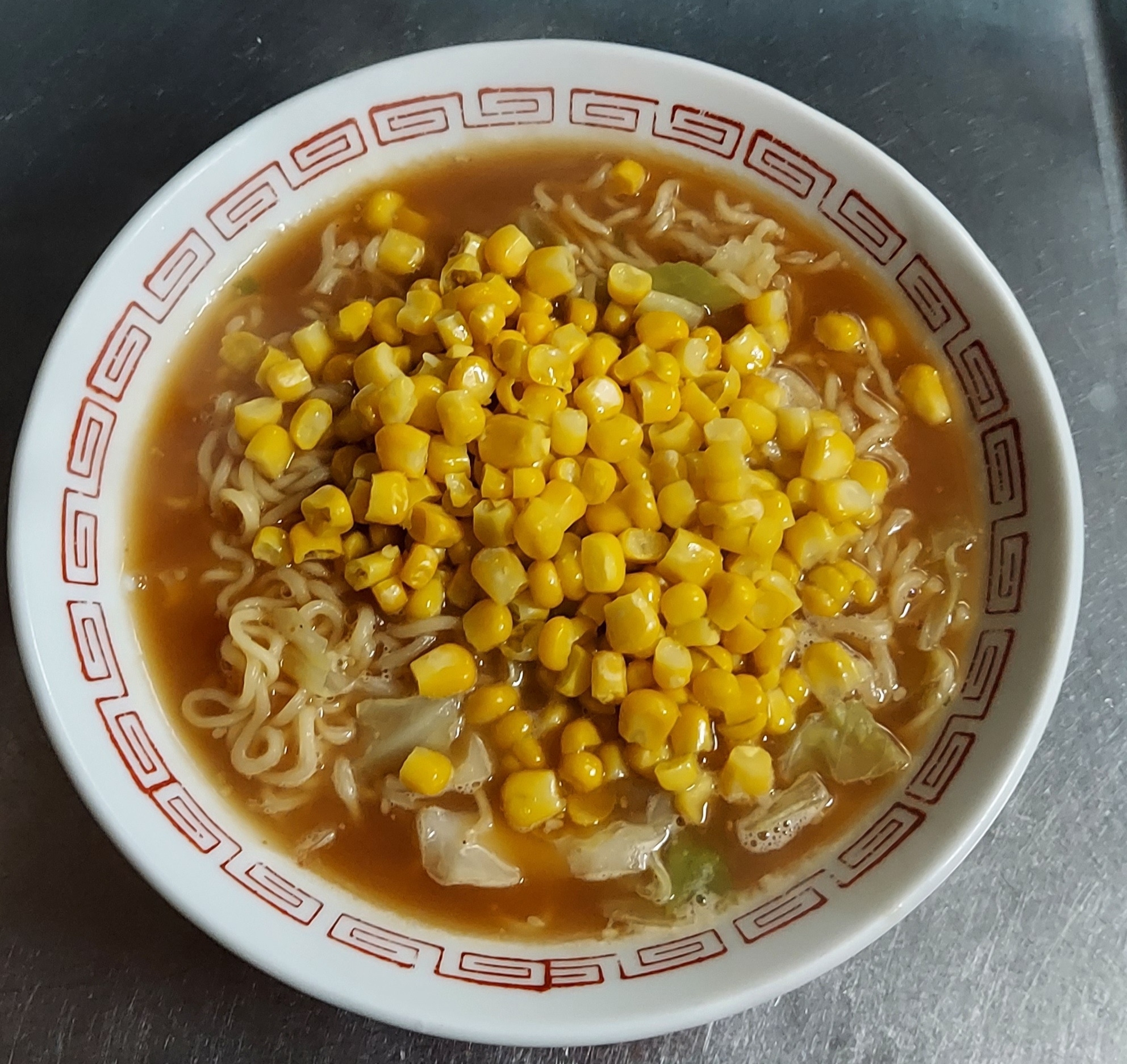 コーンたっぷりラーメン