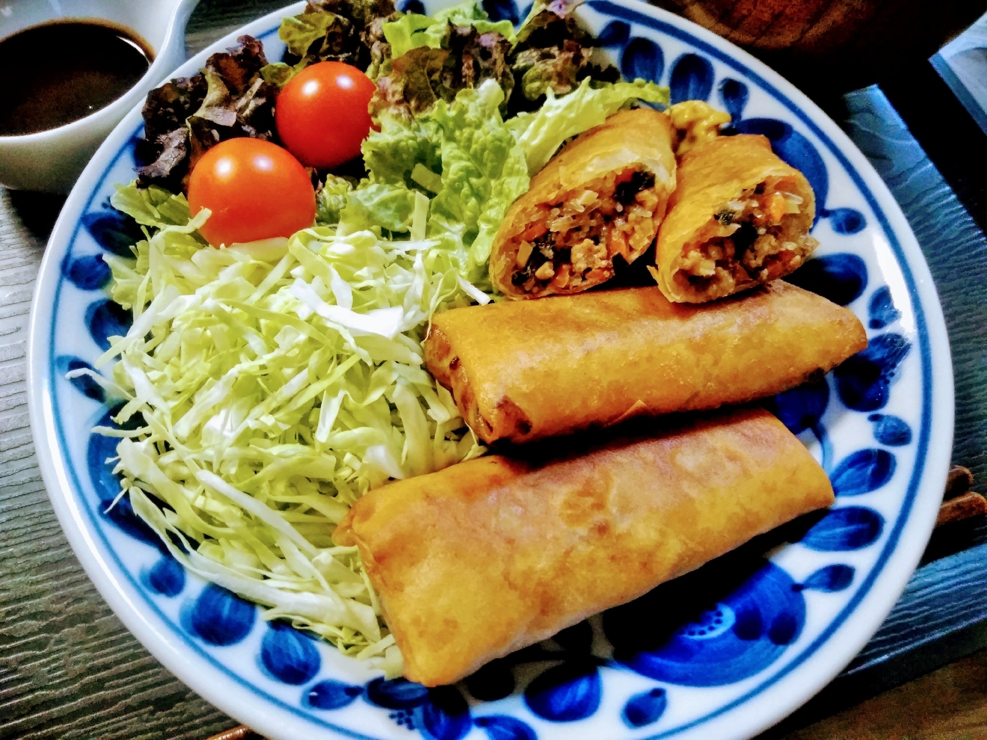 我が家の具沢山ジャンボ春巻き♪ レシピ・作り方 by にゃんCo母 - 楽天