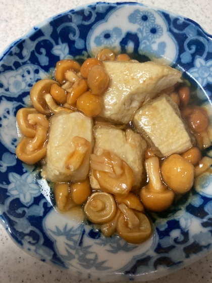 ナメコ餡☆揚げ出し豆腐