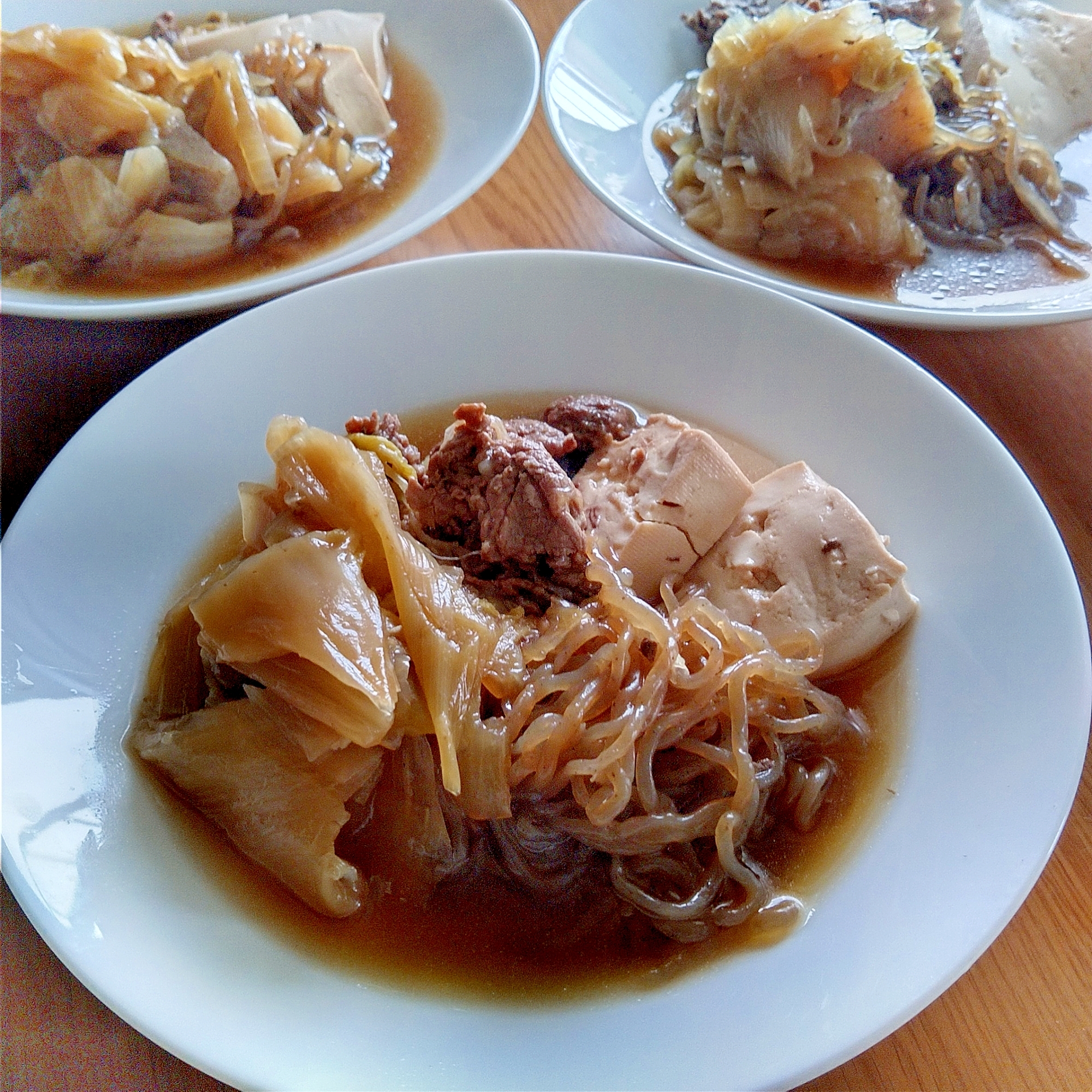 【圧力鍋】すき焼き風煮