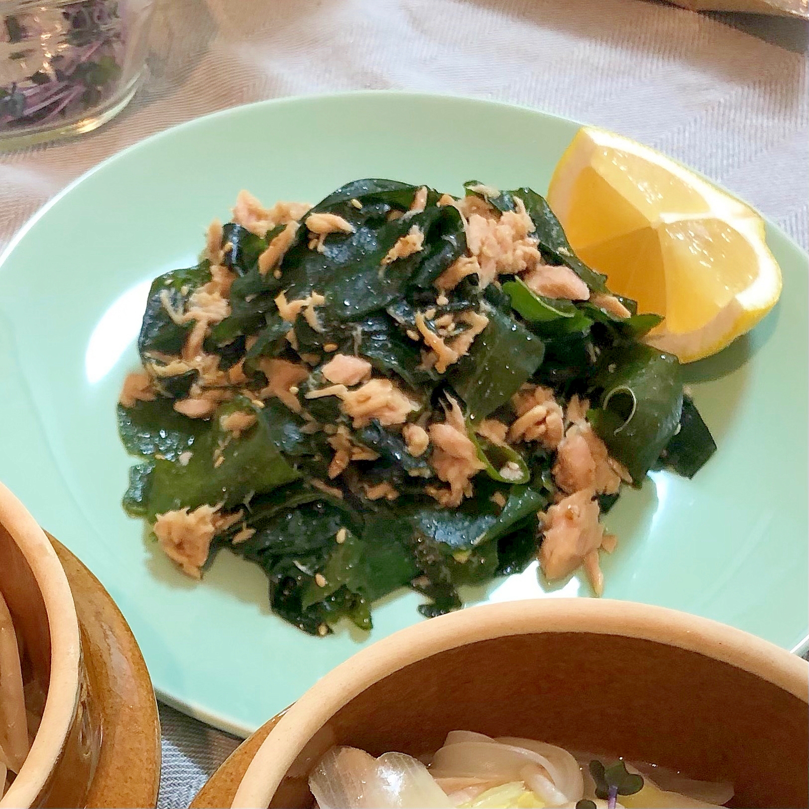 ツナとワカメのさっぱり和え