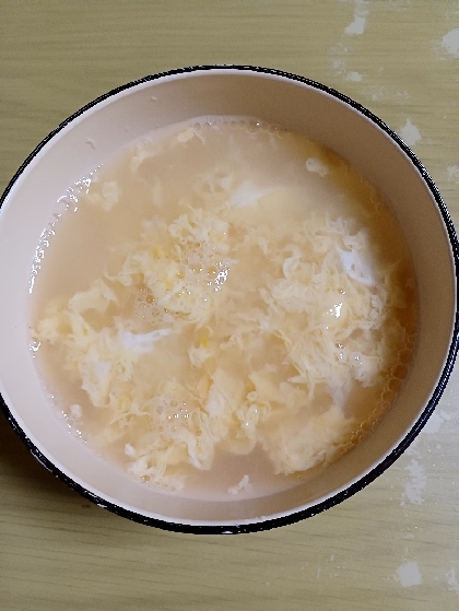 ねぎと卵のたまごスープ