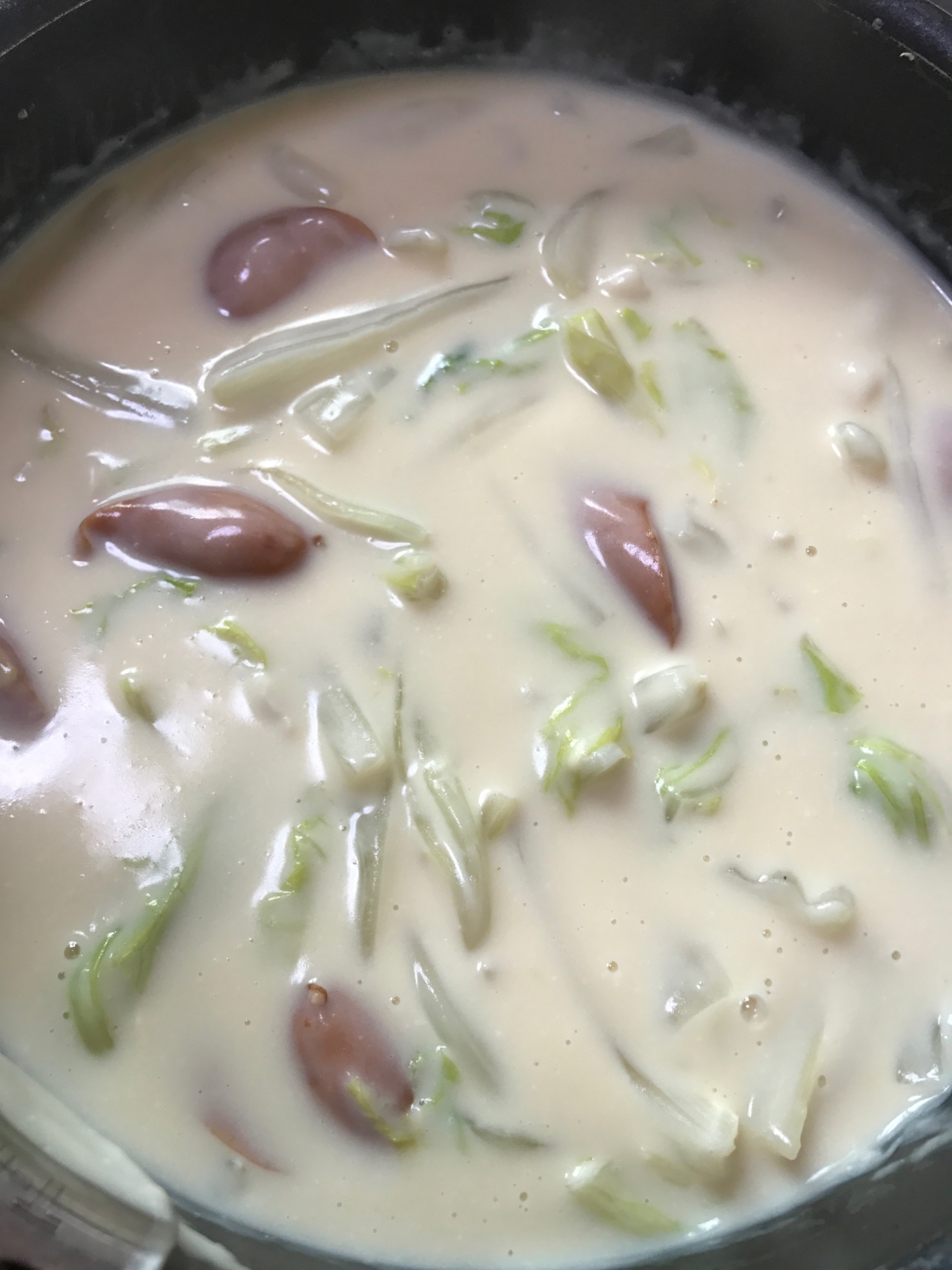 トロトロ白菜のヘルシー豆乳シチュー