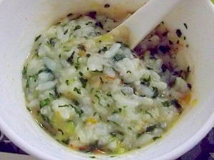 離乳食中期 さつまいもと小松菜とトマトのおかゆ レシピ 作り方 By へんてこぽこりんママ 楽天レシピ 離乳食中期 さつまいもと小松菜とトマトのおかゆ レシピ 作り方 By へんてこぽこりんママ 楽天レシピ