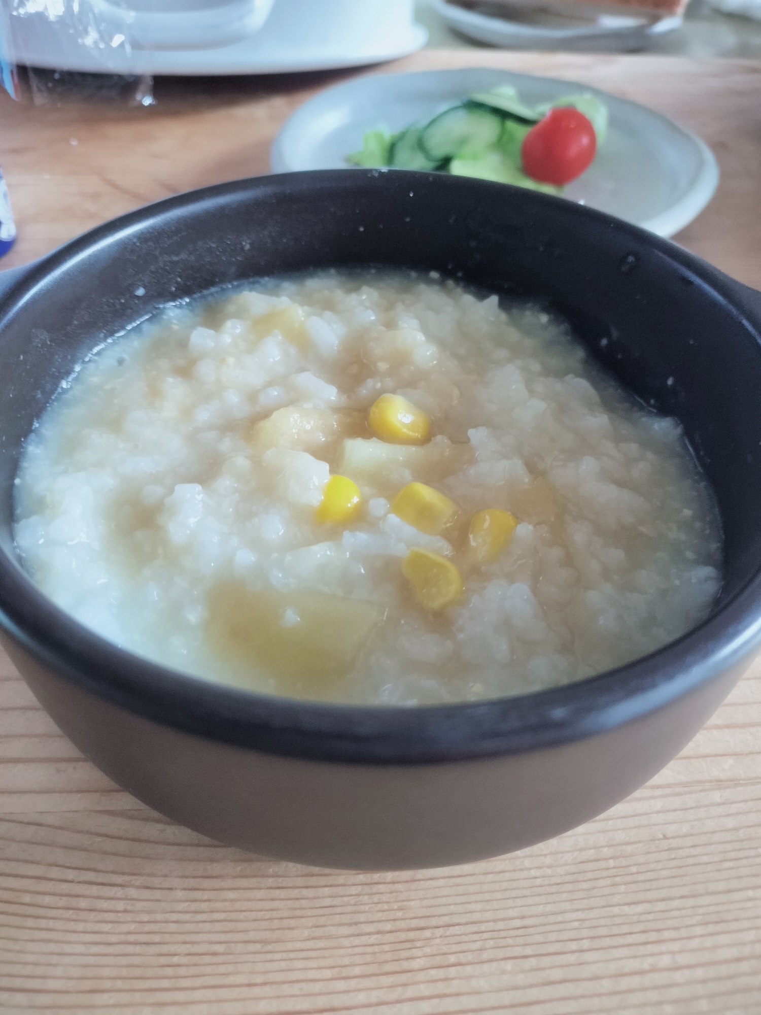 りんごコーン入りおじや♪