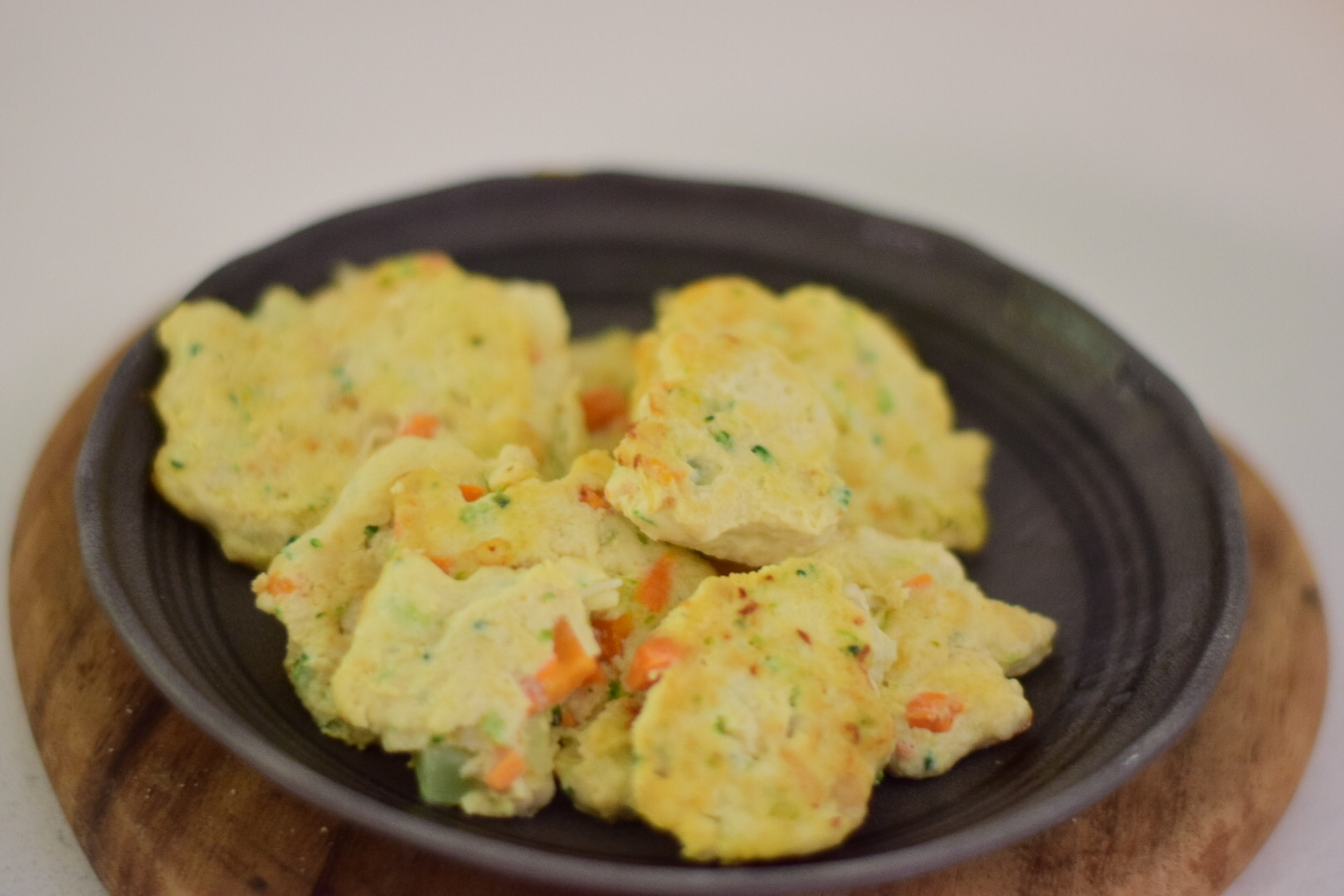 離乳食後期完了期♫鶏ひき肉と豆腐のつくね焼き