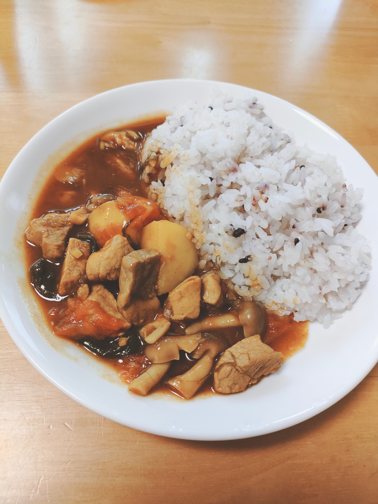 豚の角煮deカレーライス