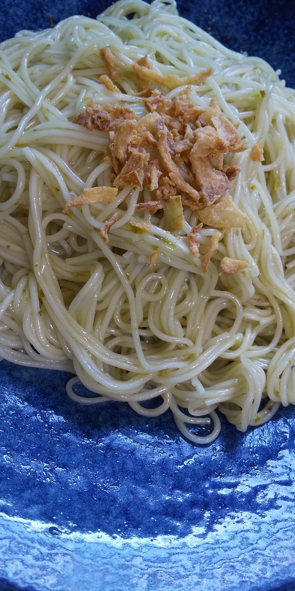 冷製パスタ風バジルそうめん☆