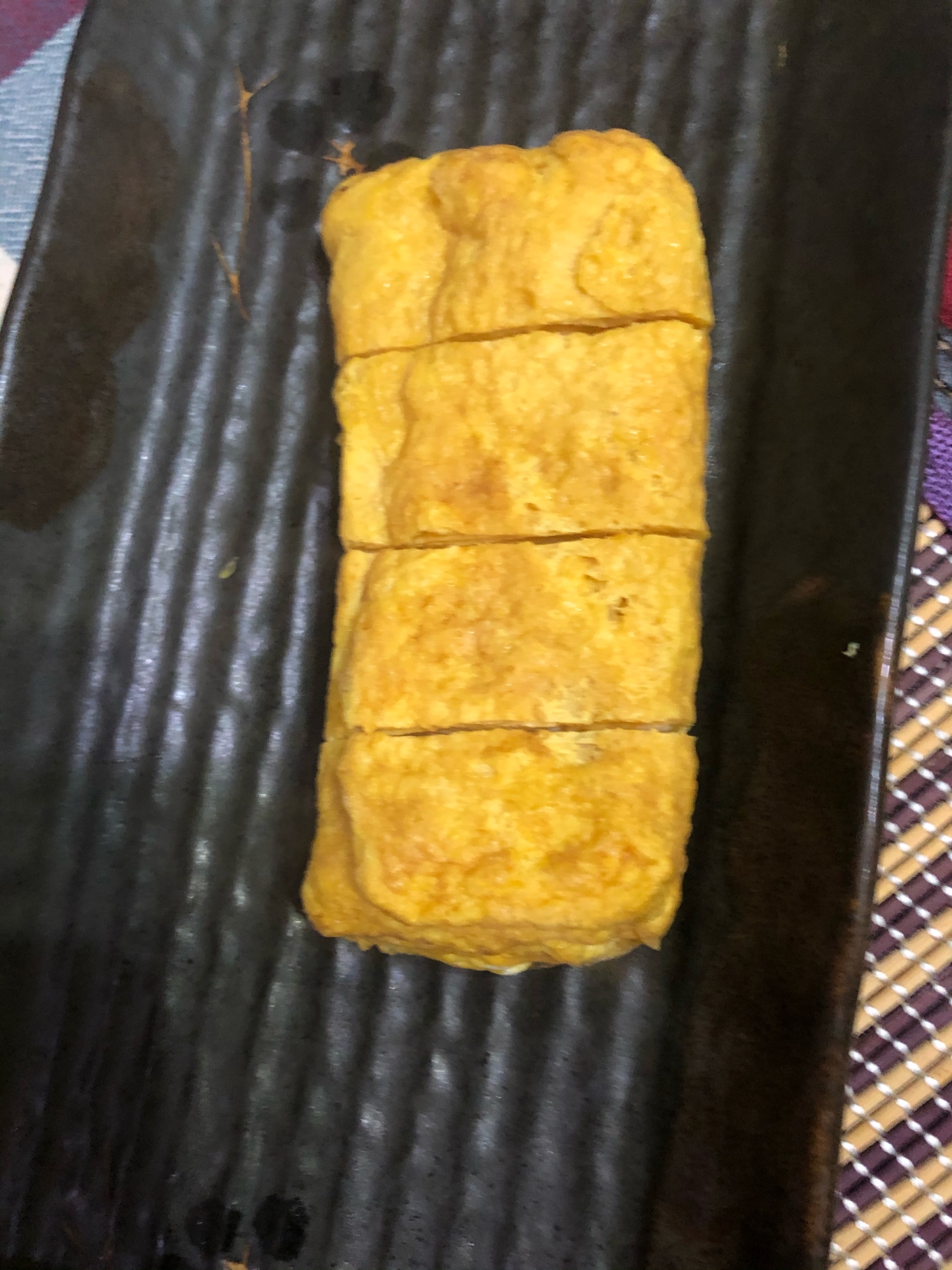 創味つゆで卵焼き(^^)