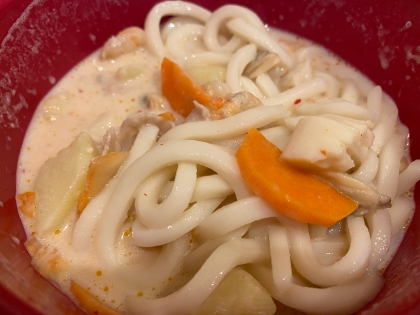 最後の一滴まで飲み干す一杯！超濃厚豆乳キムチうどん