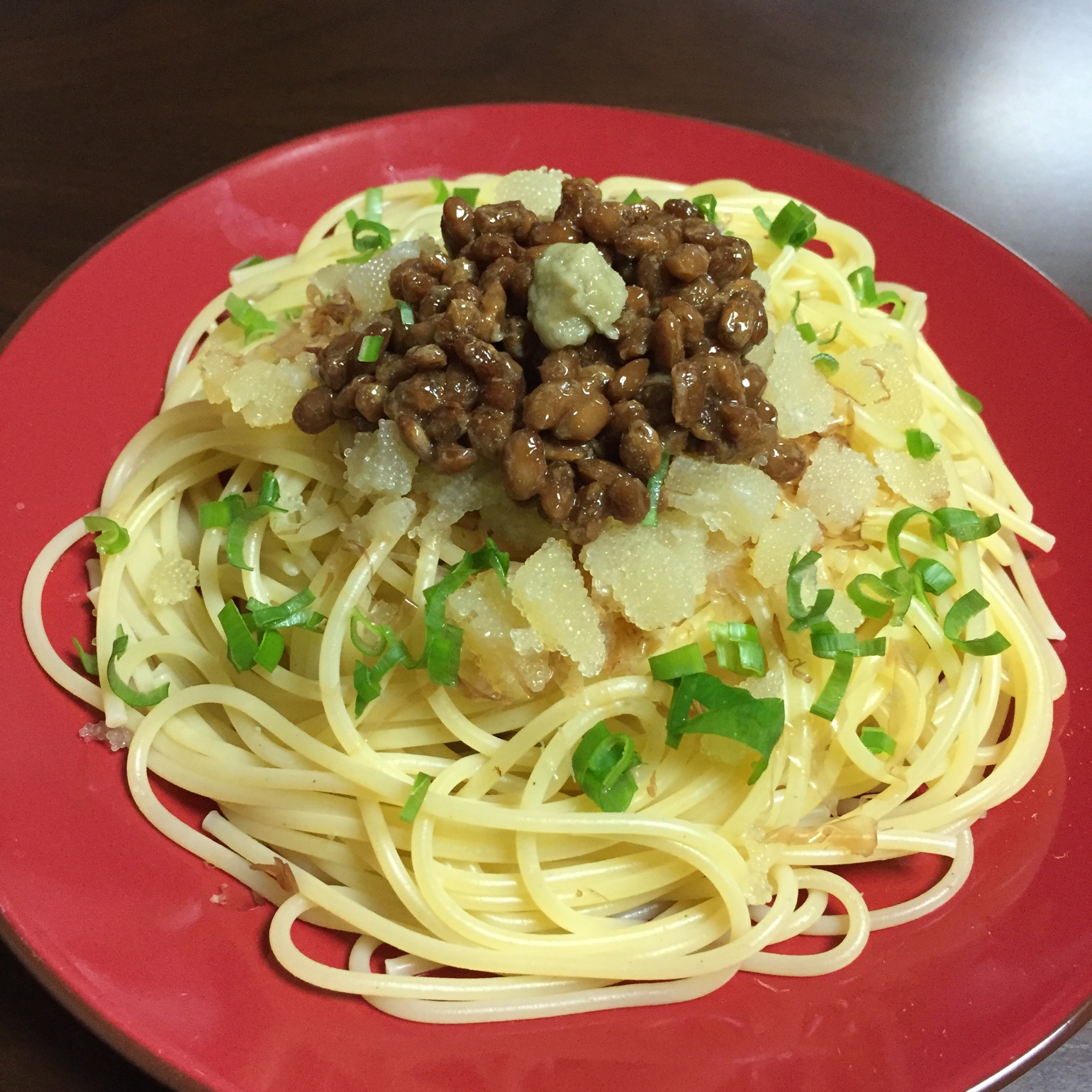 数の子納豆パスタ