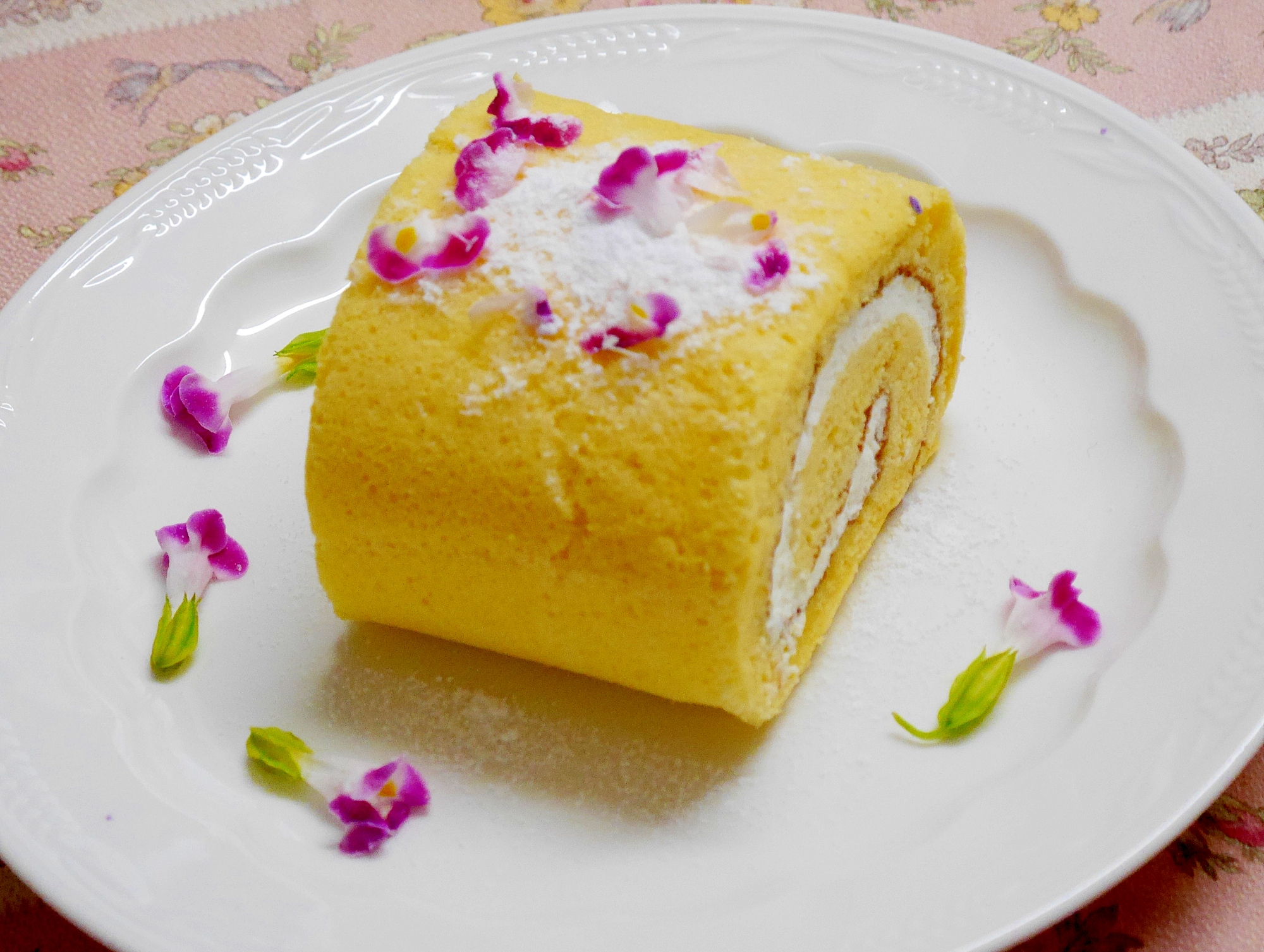 卵１個分の配合で作る✩ミニ・ロールケーキ