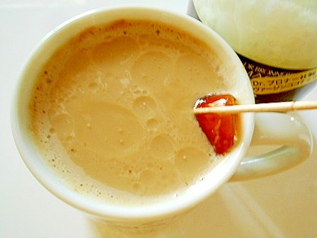 カラメル味　❤　ココナッツオイル入りミルクコーヒー