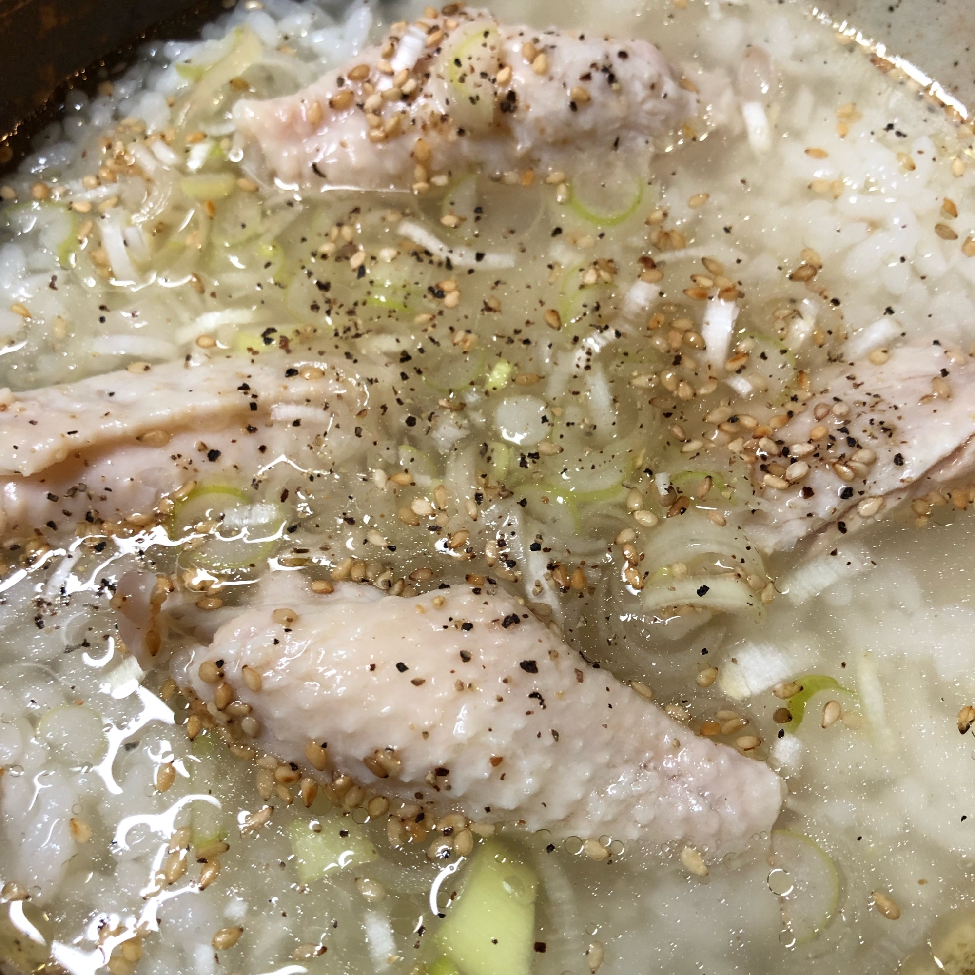 参鶏湯風☆鳥スープかけご飯