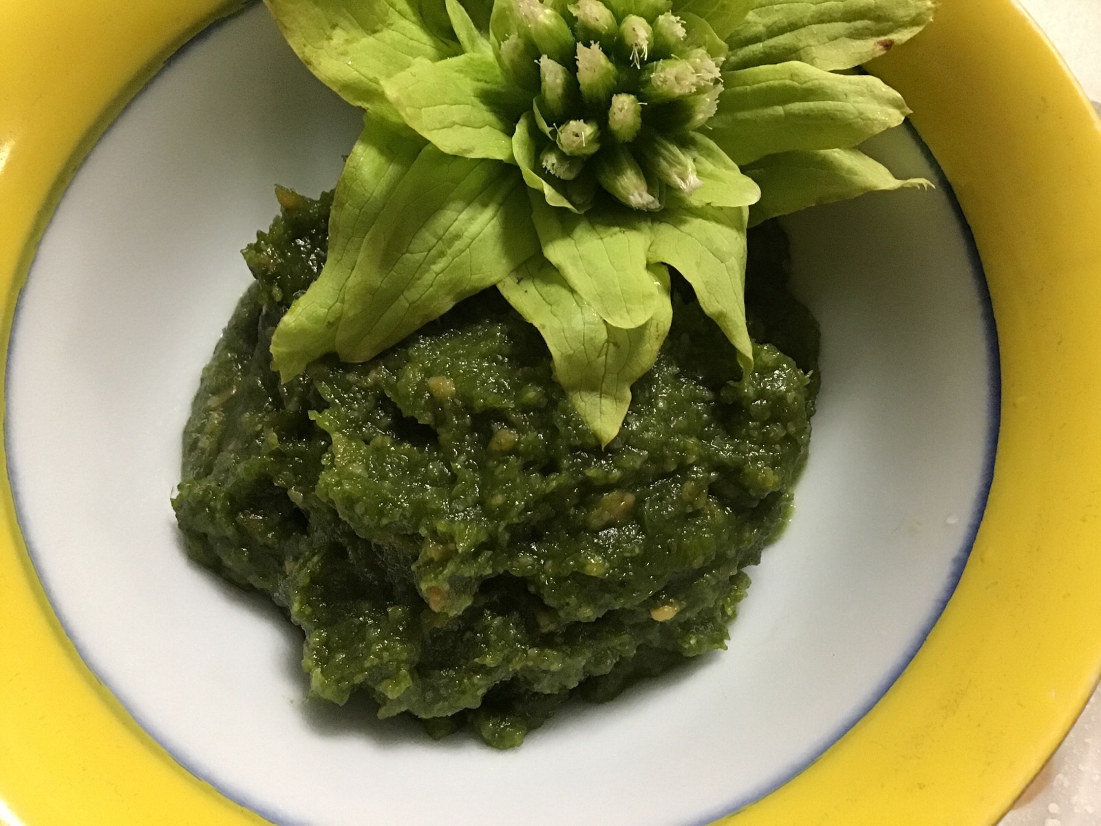 (๑･̑◡･̑๑)ふきのとう春の香り❣️ばっけ味噌