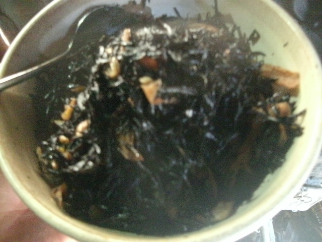 ひじきと切干のしょうが煮