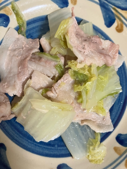 豚バラ肉と白菜の炒め物☆